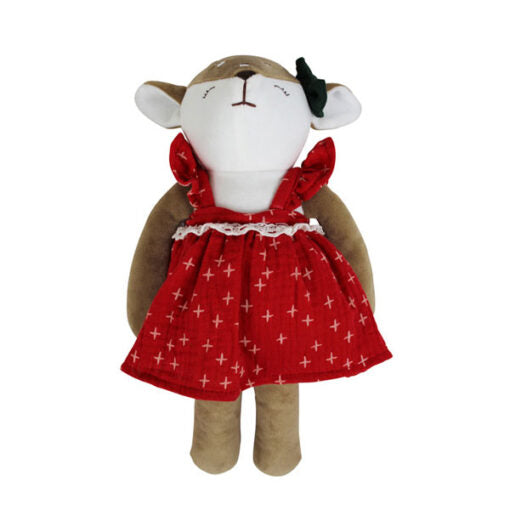 Teddybär mit Landgartenkleid