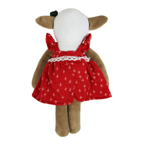 Teddybär mit Landgartenkleid