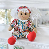 40cm Floral Garden Dress Rag Doll