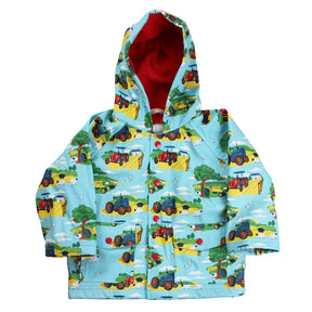 Countryside Print Raincoat
