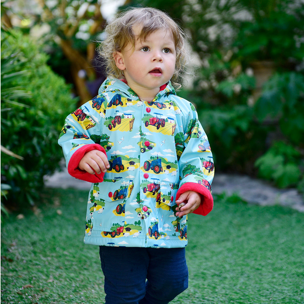 Countryside Print Raincoat