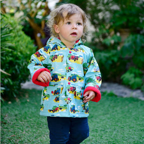 Countryside Print Raincoat