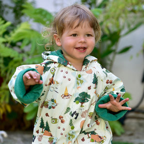 Great Outdoors Print Raincoat
