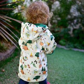 Great Outdoors Print Raincoat