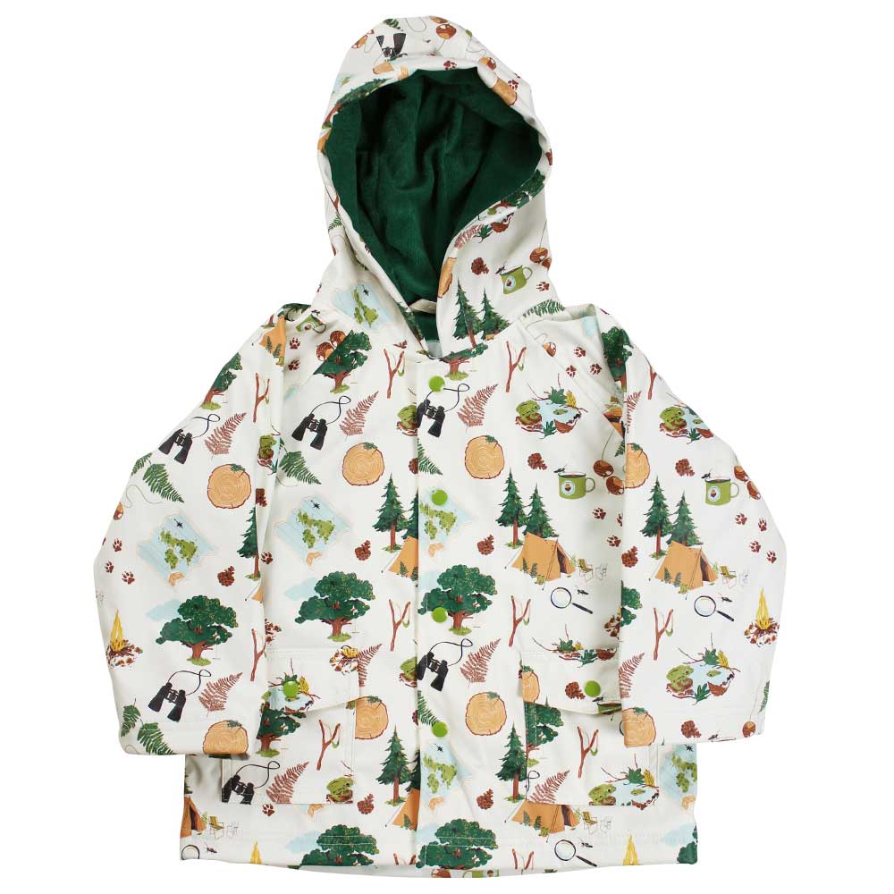 Great Outdoors Print Raincoat
