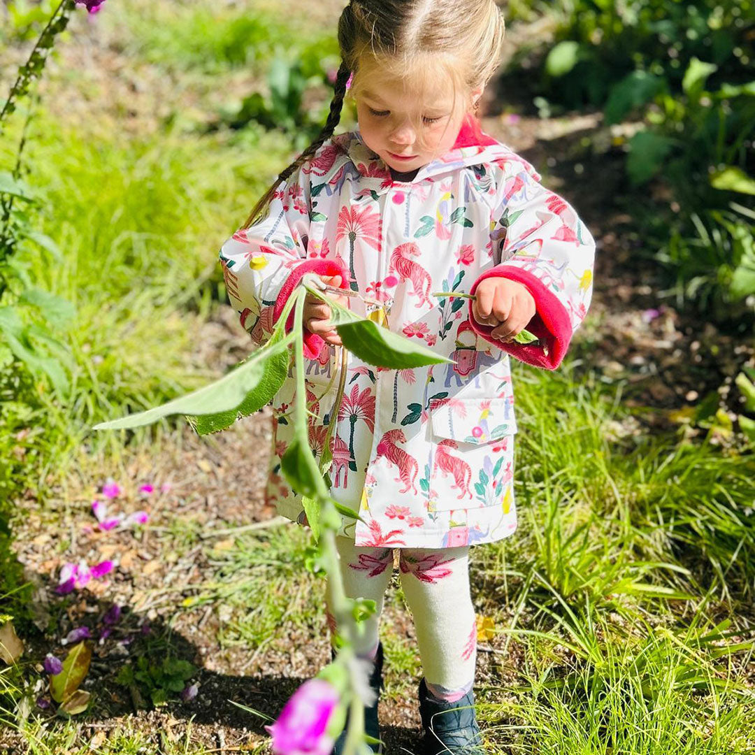 Sultan’s Garden Print Raincoat