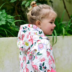 Sultan’s Garden Print Raincoat