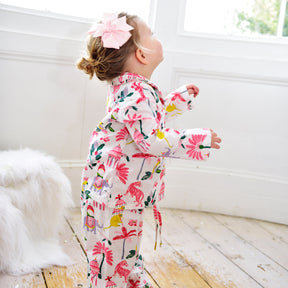 Sultan’s Garden Print Traditional Cotton Pyjamas