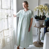 Green Zoe Embroidered Short Sleeve Nightdress