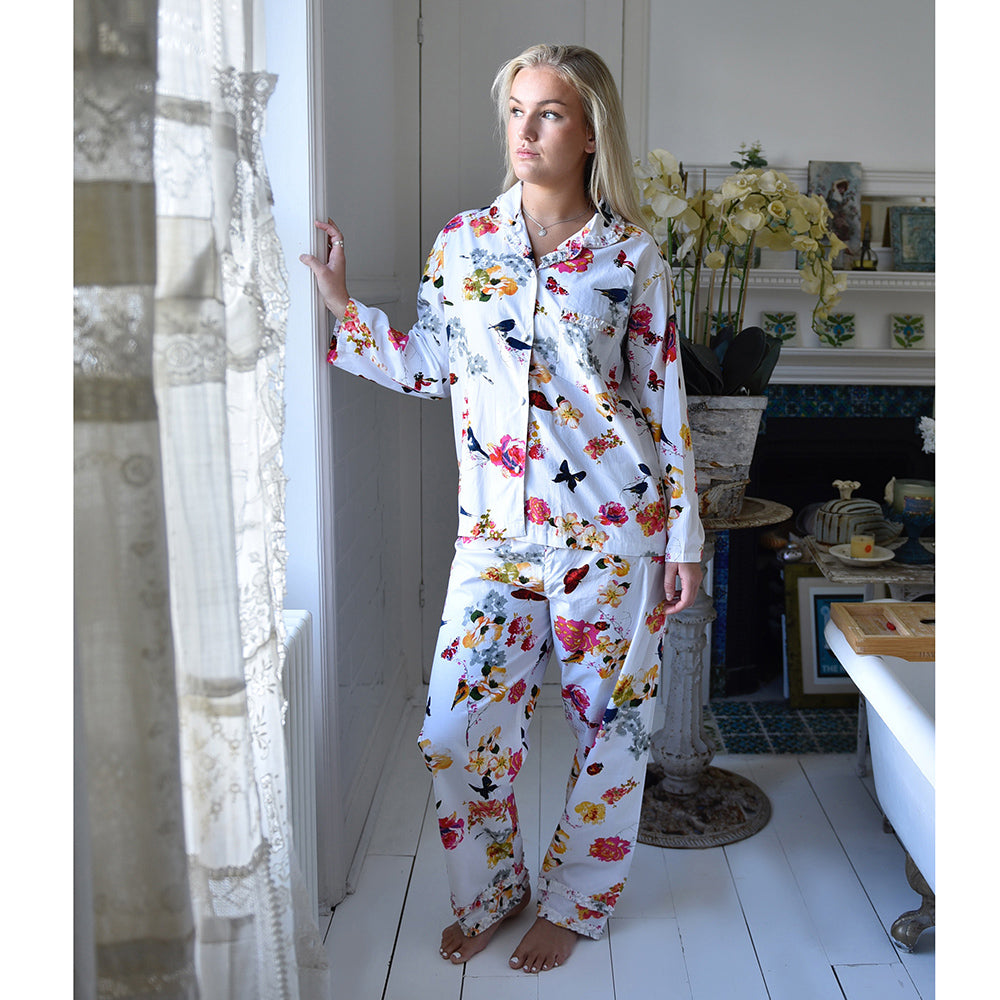 Ladies Secret Garden Print Pyjamas