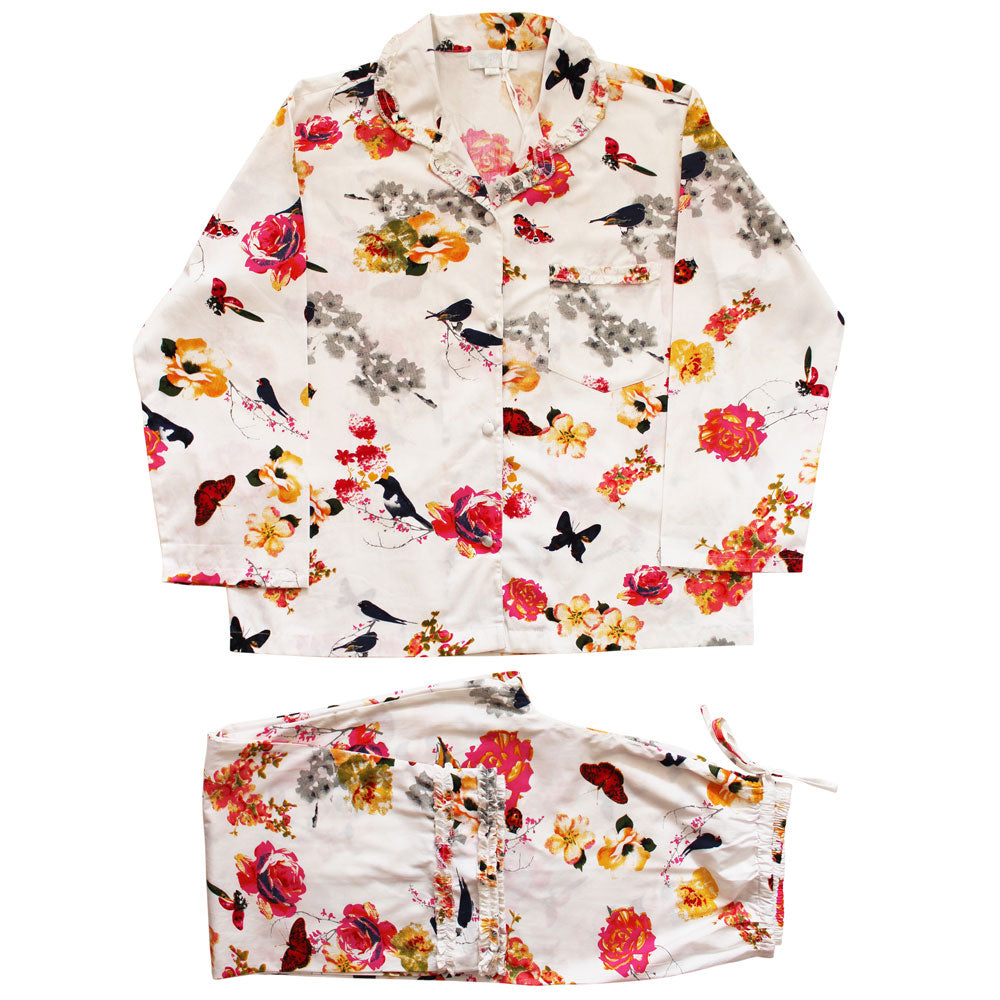 Ladies Secret Garden Print Pyjamas