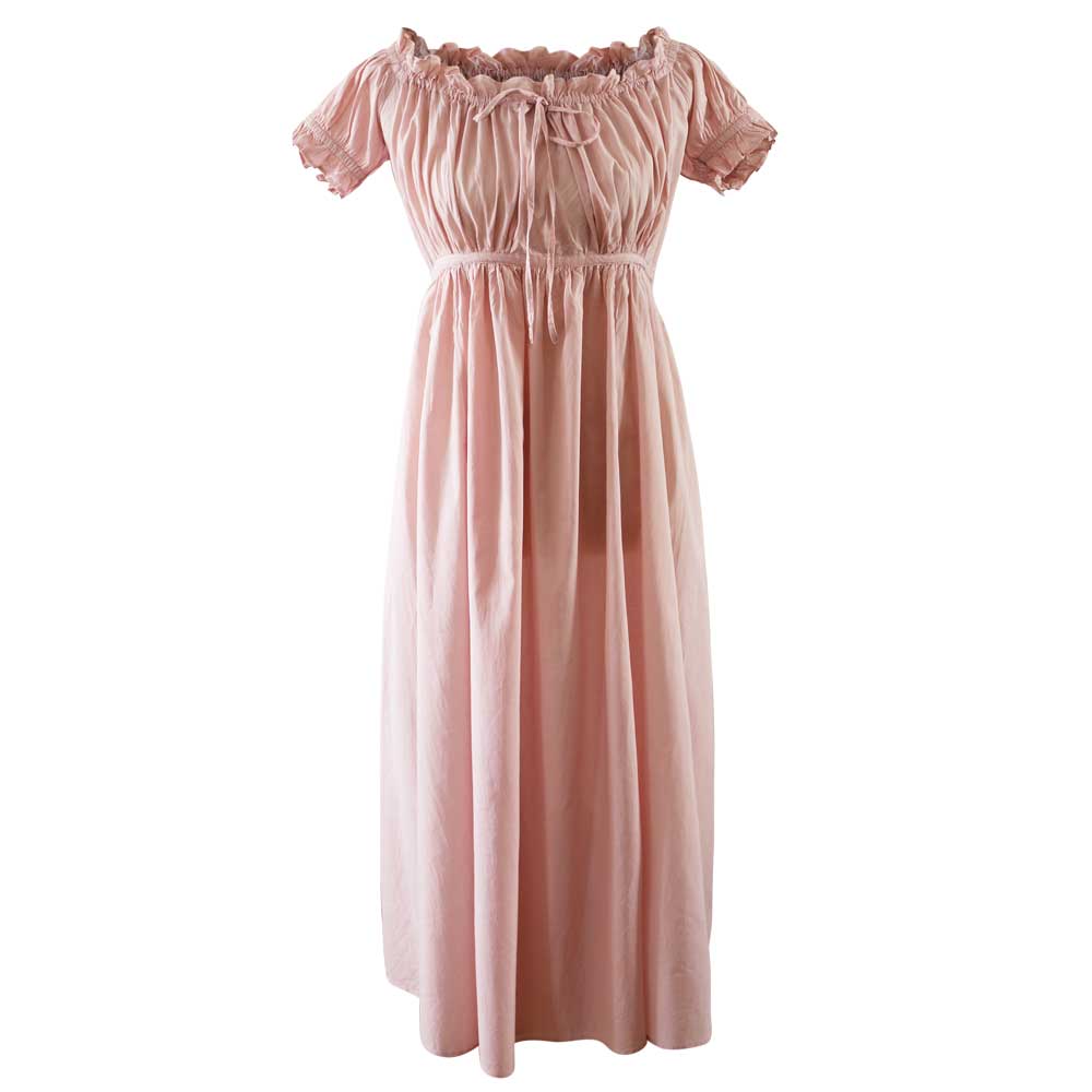 Darcy Pink Ruffle Short-Sleeve Nightdress