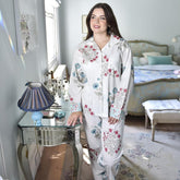 Blue & Pink Floral Block Print Pyjamas