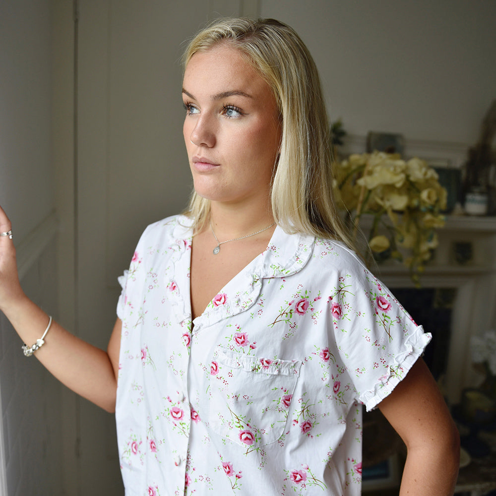 Rose Print ‘Katie’ Short Pyjama Set