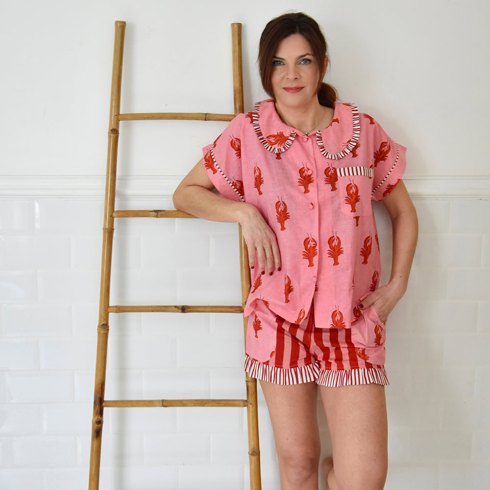 Lobster Shortie Pyjama Set