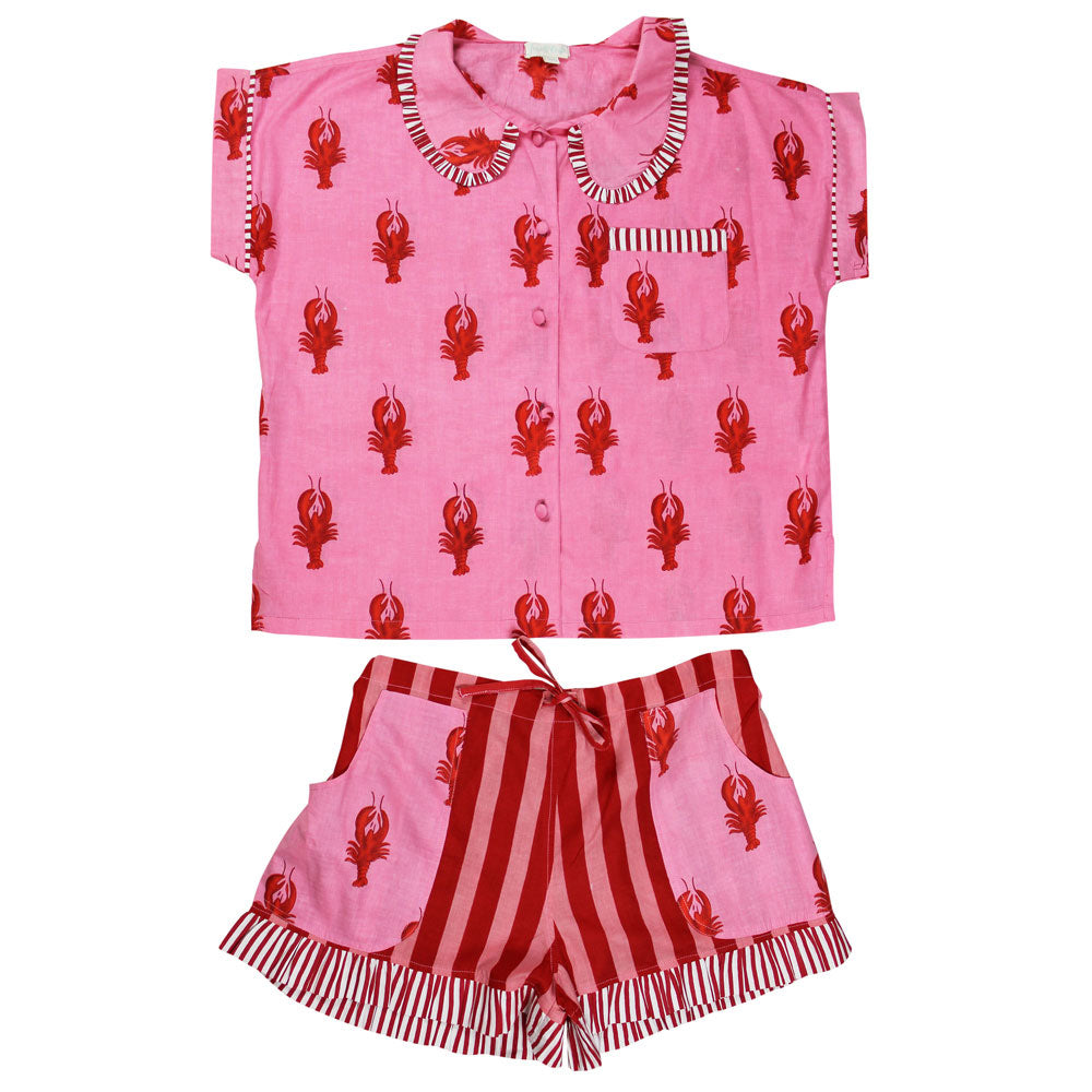 Lobster Shortie Pyjama Set
