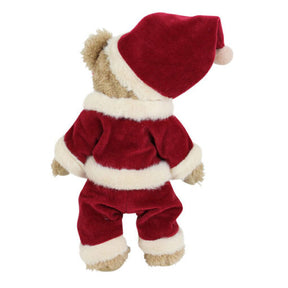 Teddy In Red Velvet Christmas Suit