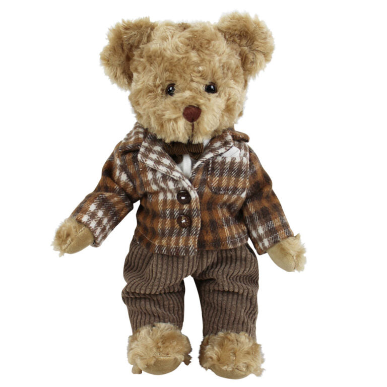 Ours en peluche avec robe Country Garden