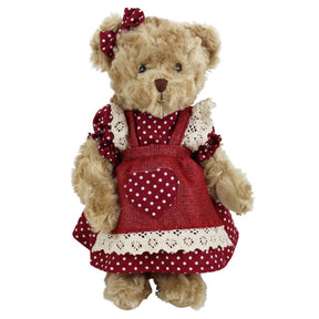 Osito De Peluche Con Vestido Country Garden