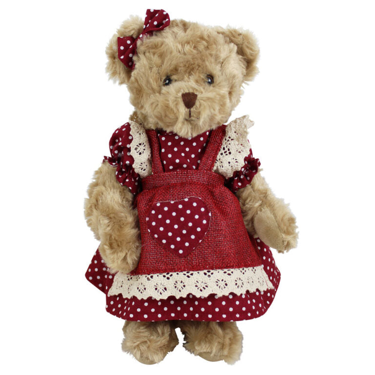 Osito De Peluche Con Vestido Country Garden