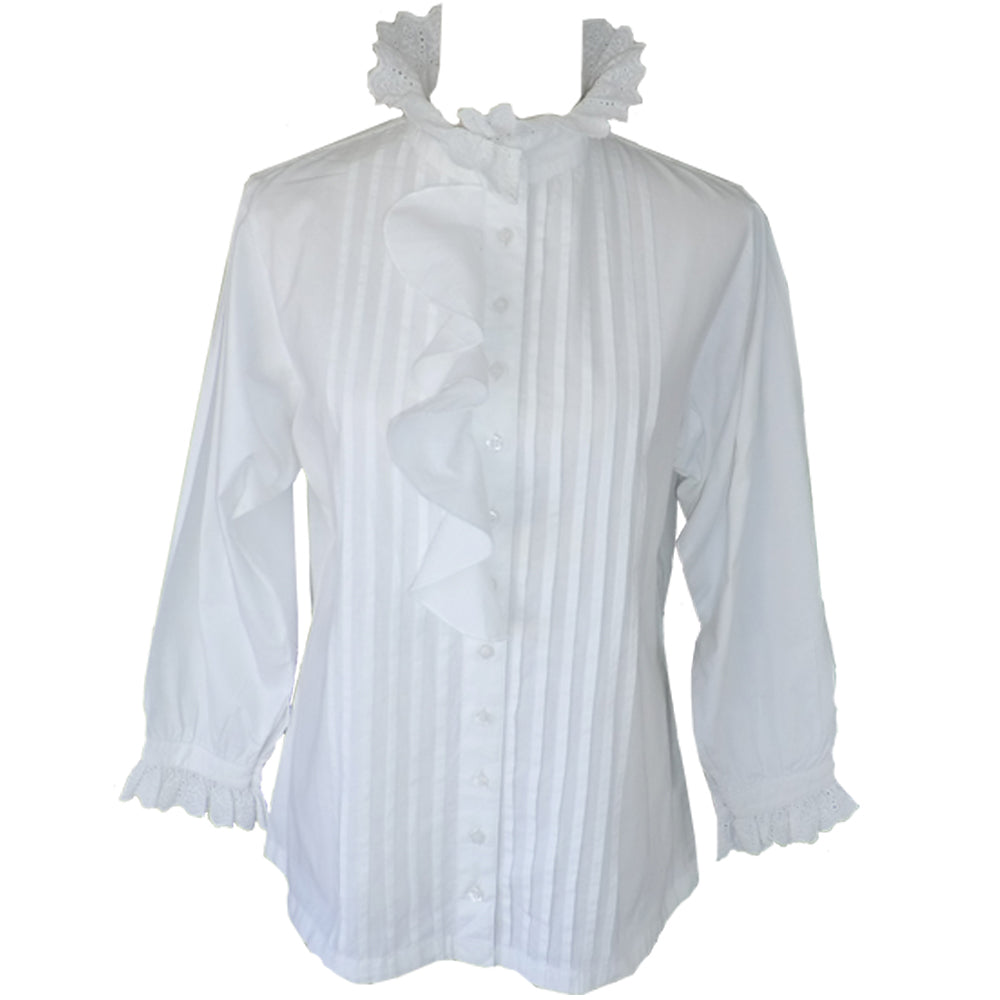 Blouse with Frill Front
