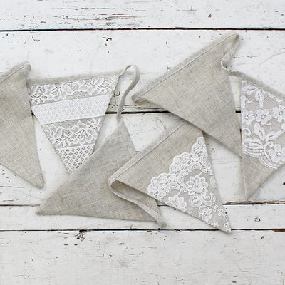 FREE GIFT | Linen & Lace Bunting