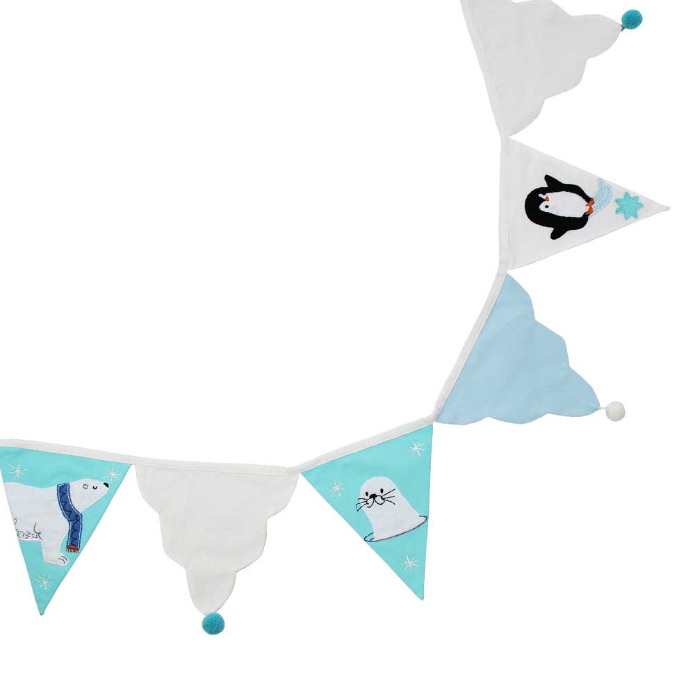 Polar Embroidered Bunting