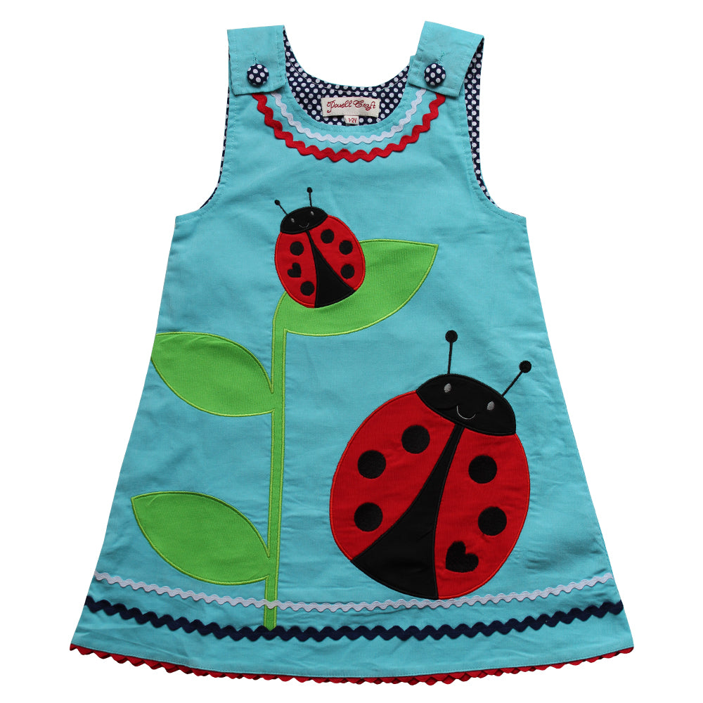 Ladybird Sky Blue Cord Dress