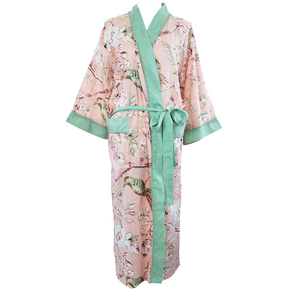 Peach Blossom Dressing Gown