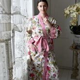 Crimson Garden Dressing Gown