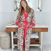 Floral Garden Print Dressing Gown