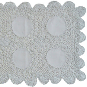 Lace Scalloped Edge Table Runner