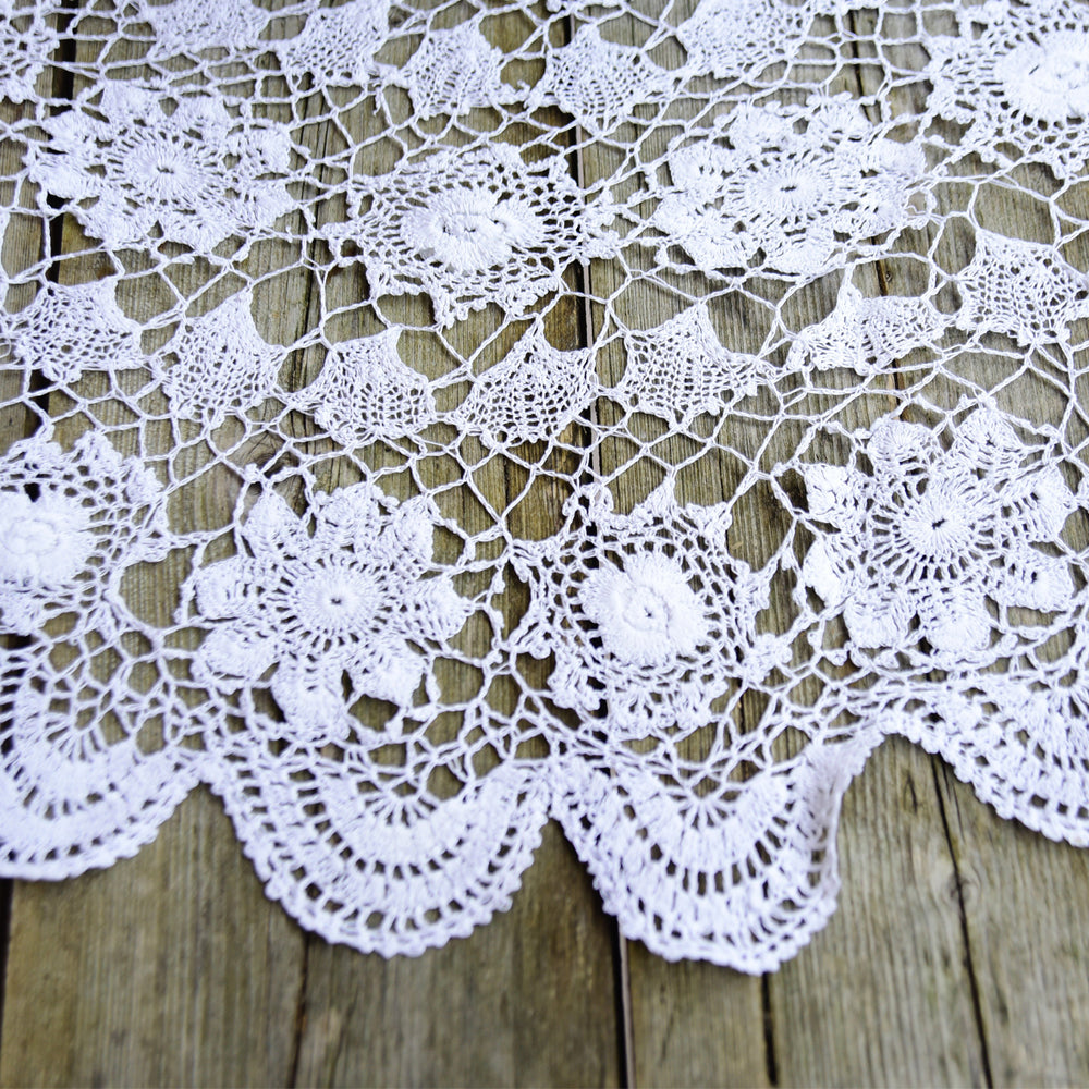 Small Crochet Round Tablecloth