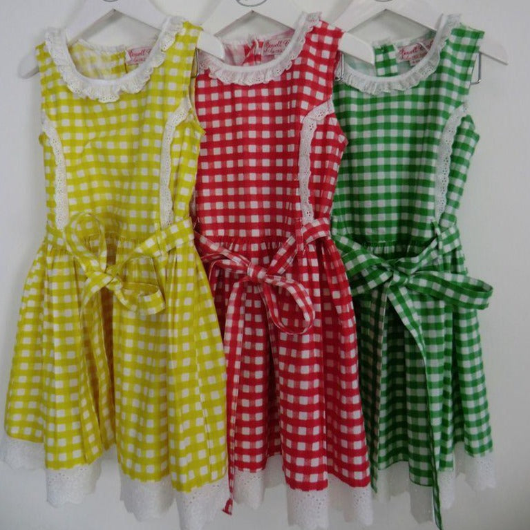 Green Gingham Dress Green Gingham Dress