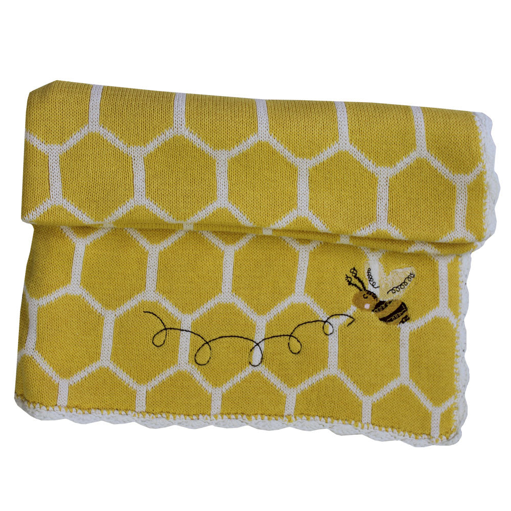 Bumble Bee Pram Blanket