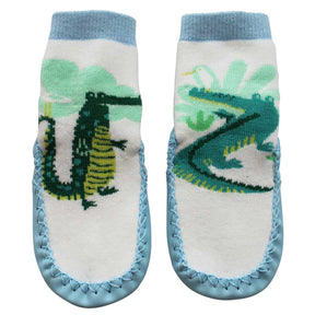 Crocodile Moccasin Slippers