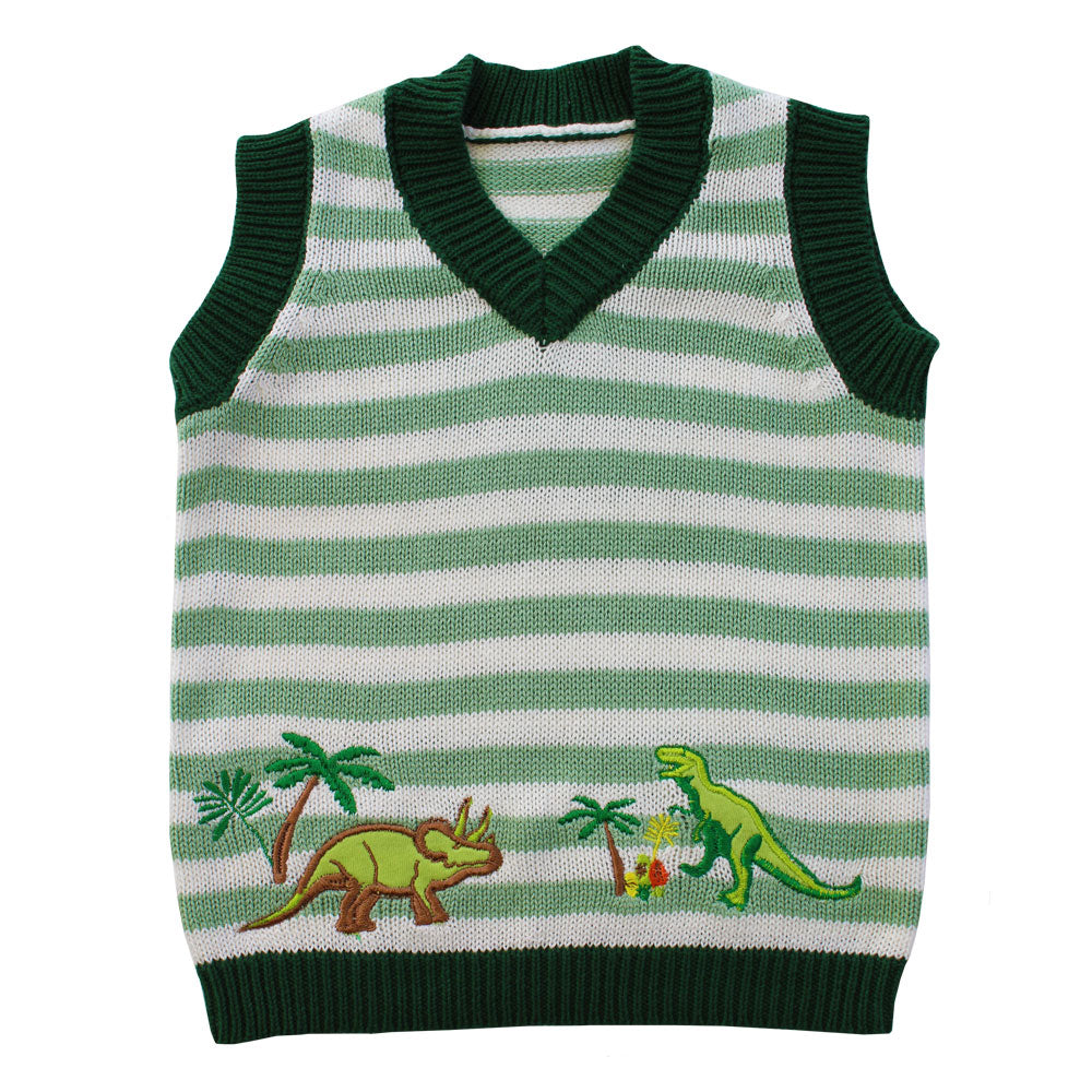 Dinosaur Knitted Tank Top