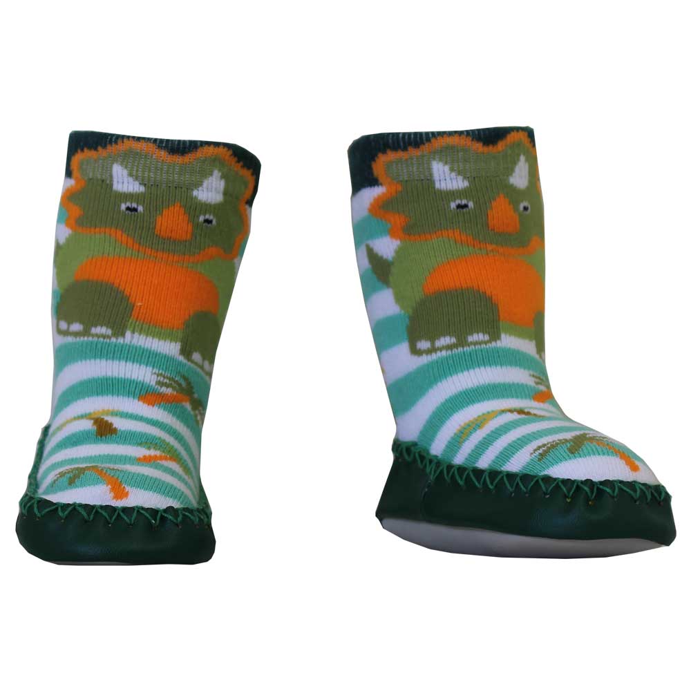 Dinosaur Moccasin Slippers