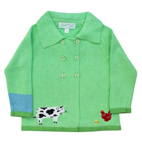 Farmyard Knitted Pram Coat
