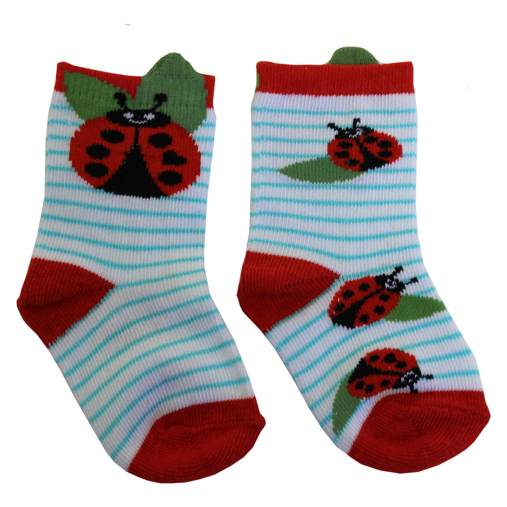 Ladybird Socks ( PACK OF 2 PAIRS)