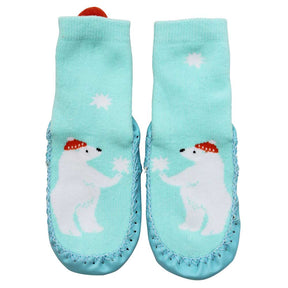 Polar Moccasin Slippers