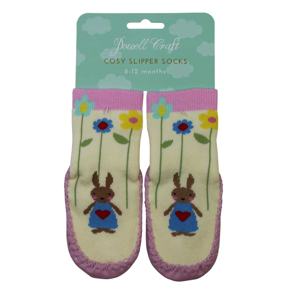 Rabbit Moccasin Slippers