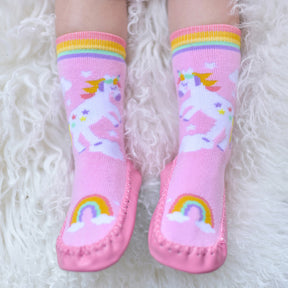 Unicorn Moccasin Slippers