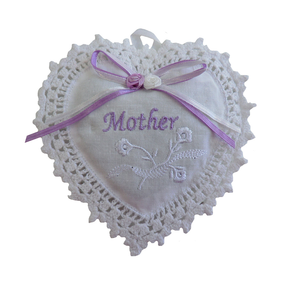 Pack of 3 'Mother' Heart Sachets