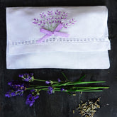 Embroidered Lavender Envelope