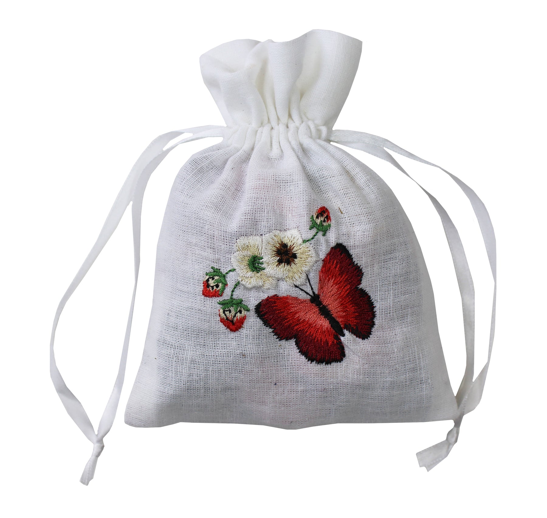 Pack of 3 Red Butterfly Lavender Sachet