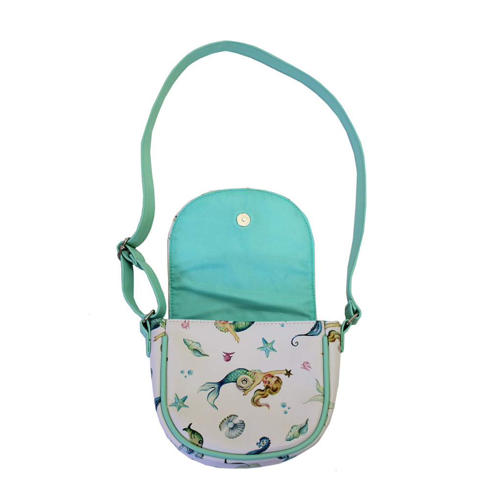Mermaid Print Mini Handbag
