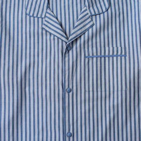 Men's 'Louis' Blue Triple Stripe Nightshirt
