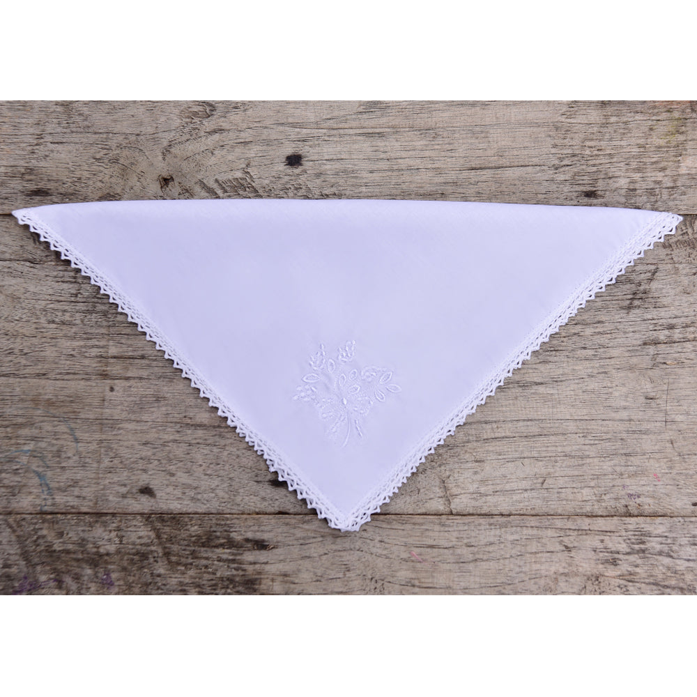 Pack of 3 Bouquet Embroidered Hankies