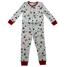 Christmas Print Cosy Pyjamas